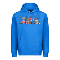 True Royal 4th of july coffe cups Premium Hoodie - RanaPortraitStore