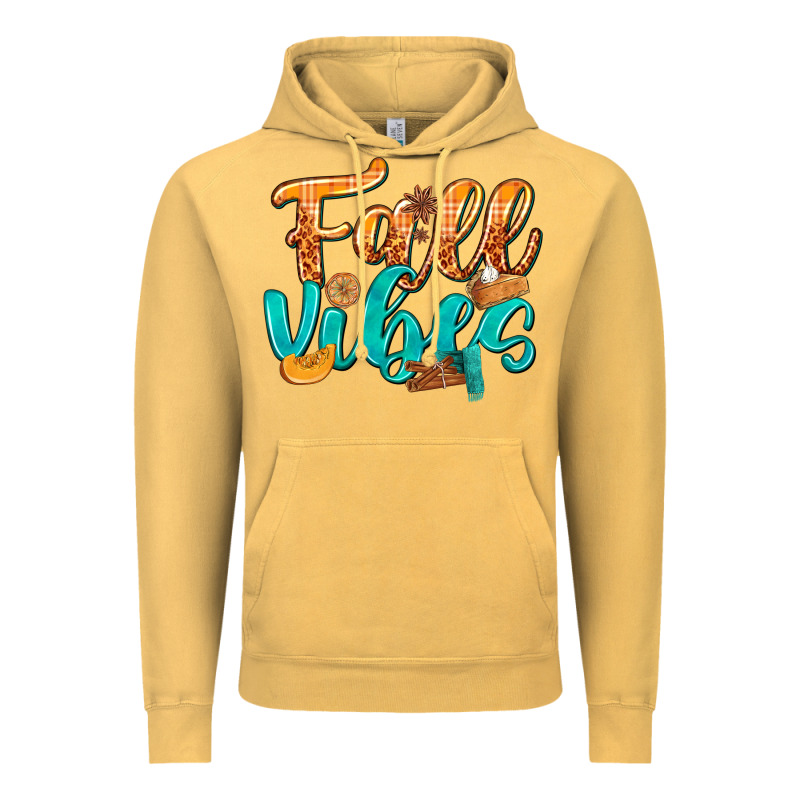 Fall Vibes With Food Vintage Hoodie by texasbilliewilder | Teevron