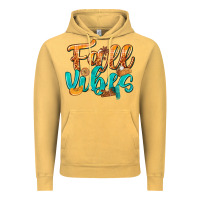 Vintage Mustard Fall Vibes with Food Vintage Hoodie - texasbilliewilder
