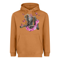 Meerkat baby elephant with tutu Heavyweight Hoodie - LillyAllenDesigns
