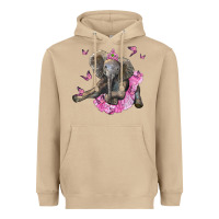 Mushroom baby elephant with tutu Heavyweight Hoodie - LillyAllenDesigns