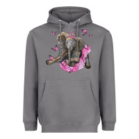 Storm baby elephant with tutu Heavyweight Hoodie - LillyAllenDesigns