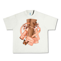 Pistachio Cancer diva peach ribbon Urban Heavy Tee - NancyCooperArtShop