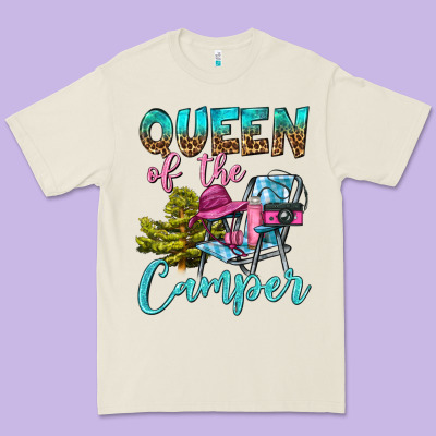 Queen Of The Camper Premium Tee Designed By Bundleandbundleshop