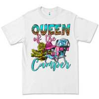 White Queen Of The Camper Premium Tee - BundleAndBundleShop