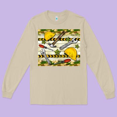 Tools Long Sleeve Tee Designed By Tumblerdesignbyshophia