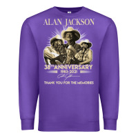 Purple Alan Art Jackson Limited Design Gift For Fans Premium Sweatshirt - tuanDangUi