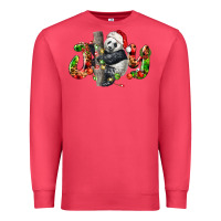 Cardinal panda joy christmas Premium Sweatshirt - LillyAllenDesigns