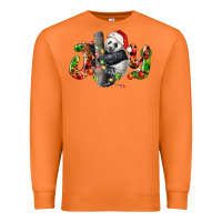 Carrot panda joy christmas Premium Sweatshirt - LillyAllenDesigns