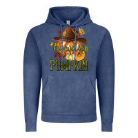 Vintage Denim Howdy Pumpkin Vintage Hoodie - texasbilliewilder