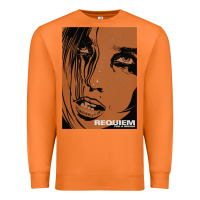 Carrot requiem for a dream black transparent Premium Sweatshirt - tuanDangUi