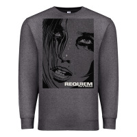 Charcoal Heather requiem for a dream black transparent Premium Sweatshirt - tuanDangUi