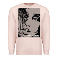 Pale Pink requiem for a dream black transparent Premium Sweatshirt - tuanDangUi