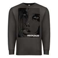Smoke requiem for a dream black transparent Premium Sweatshirt - tuanDangUi