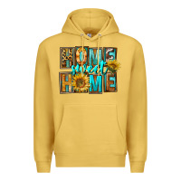 Antique Gold Western Home Sweet Home Premium Hoodie - FaDigitalArtStudio