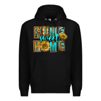 Black Western Home Sweet Home Premium Hoodie - FaDigitalArtStudio