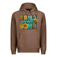 Chestnut Western Home Sweet Home Premium Hoodie - FaDigitalArtStudio