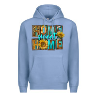 Colony Blue Western Home Sweet Home Premium Hoodie - FaDigitalArtStudio