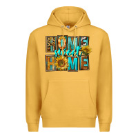 Mustard Western Home Sweet Home Premium Hoodie - FaDigitalArtStudio