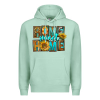 Seafoam Western Home Sweet Home Premium Hoodie - FaDigitalArtStudio