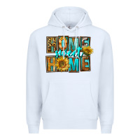 White Western Home Sweet Home Premium Hoodie - FaDigitalArtStudio