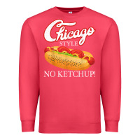 Cardinal chicago hot dog summer style 4th of july no ketchu Premium Sweatshirt - tuanDangUi