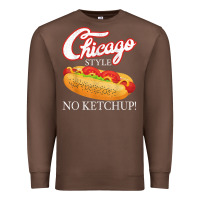 Chestnut chicago hot dog summer style 4th of july no ketchu Premium Sweatshirt - tuanDangUi