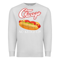 Dove Grey chicago hot dog summer style 4th of july no ketchu Premium Sweatshirt - tuanDangUi