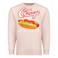 Pale Pink chicago hot dog summer style 4th of july no ketchu Premium Sweatshirt - tuanDangUi
