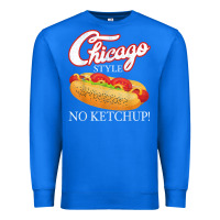 True Royal chicago hot dog summer style 4th of july no ketchu Premium Sweatshirt - tuanDangUi