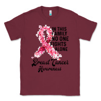 Burgundy in this family fights alone breast cancer awareness Classic Tee - Bettercallsaul