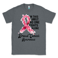 Charcoal Heather in this family fights alone breast cancer awareness Classic Tee - Bettercallsaul