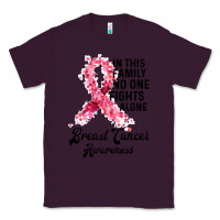 Plum in this family fights alone breast cancer awareness Classic Tee - Bettercallsaul