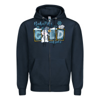 Navy Baby It's Cold Outside Zipper Hoodie - FaDigitalArtStudio