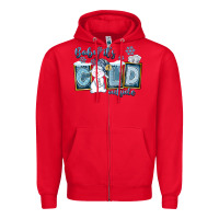 Red Baby It's Cold Outside Zipper Hoodie - FaDigitalArtStudio