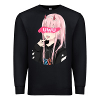Black uwu Premium Sweatshirt - tuanDangUi