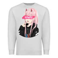 Dove Grey uwu Premium Sweatshirt - tuanDangUi