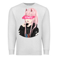 Oatmeal Heather uwu Premium Sweatshirt - tuanDangUi