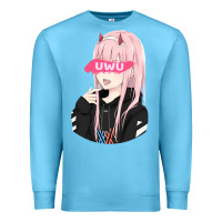 Ocean Blue uwu Premium Sweatshirt - tuanDangUi