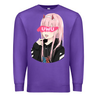 Purple uwu Premium Sweatshirt - tuanDangUi