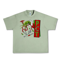 Oil Green Christmas Character Nurse Urban Heavy Tee - NancyCooperArtShop