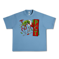 Pebble Blue Christmas Character Nurse Urban Heavy Tee - NancyCooperArtShop