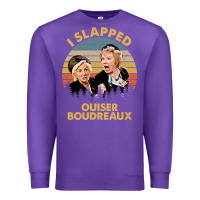 Purple vintage steel magnolias i slapped ouiser boudreaux Premium Sweatshirt - tuanDangUi