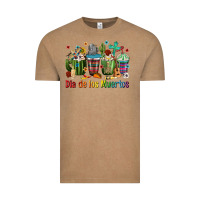 Vintage Coffee Mexican Dia De Los Muertos Coffee Cups Vintage Tee - texasbilliewilder