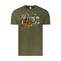Vintage Olive Mexican Dia De Los Muertos Coffee Cups Vintage Tee - texasbilliewilder
