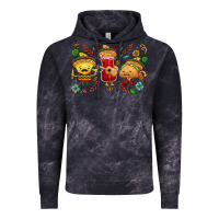 Cloud Black Mexican taco nacho and souce Vintage Hoodie - NancyCooperArtShop