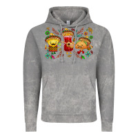 Cloud Rock Mexican taco nacho and souce Vintage Hoodie - NancyCooperArtShop