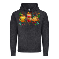 Vintage Black Mexican taco nacho and souce Vintage Hoodie - NancyCooperArtShop