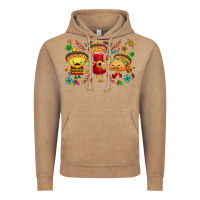 Vintage Coffee Mexican taco nacho and souce Vintage Hoodie - NancyCooperArtShop