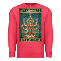 Cardinal my chakras are aligned af vintage yoga meditation Premium Sweatshirt - tuanDangUi
